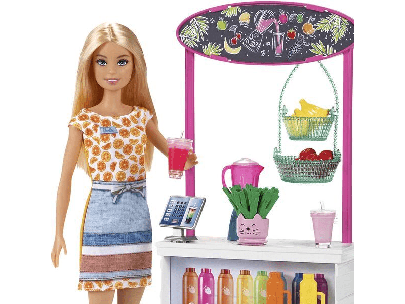 Barbie: Feltöltődés, Smoothie bár játékszett (GRN75)