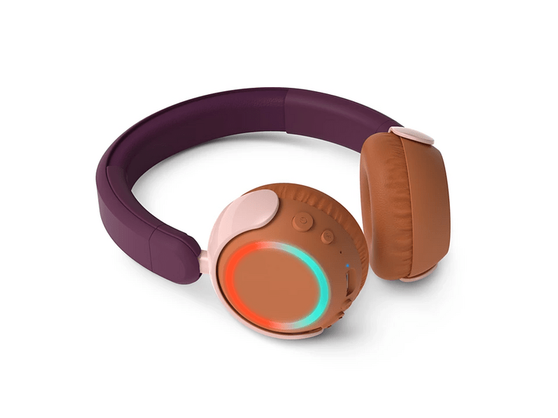 Philips TAK4200MP/00 Bluetooth fejhallgató gyerekeknek, bíborlila