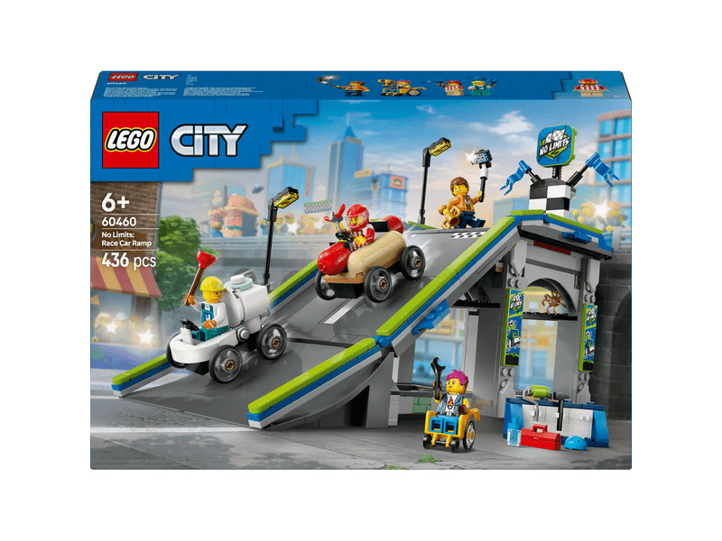 LEGO® City Határok nélkül: Versenypálya rámpákkal (60460)