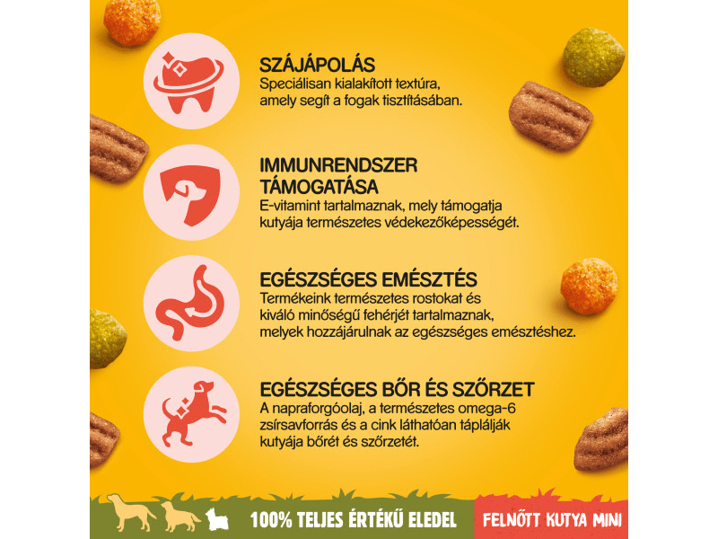 Pedigree száraztáp marhahússal és zöldségekkel kistestű felnőtt kutyák számára, 2 kg (376385)