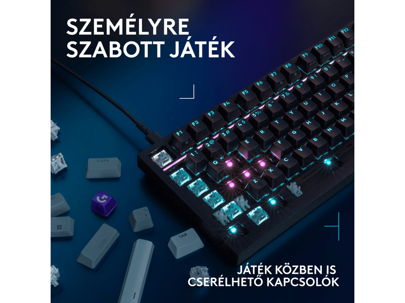 Logitech G316 X Gamer billentyűzet, HU, fekete (920-014204)