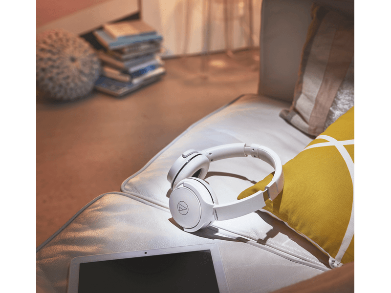 Audio-Technika ATH-S220BTWH Fejhallgató, fehér