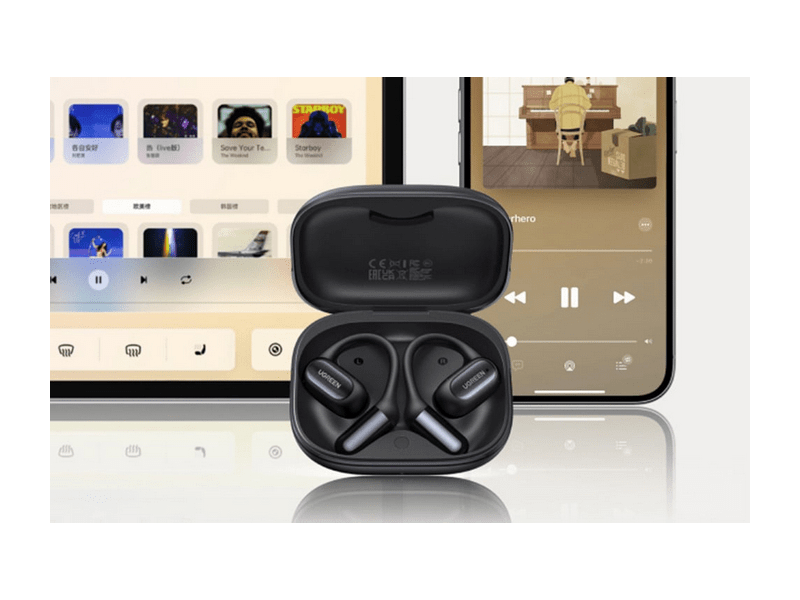 Ugreen Fitbuds WS213 Bluetooth fülhallgató, fekete (65655)