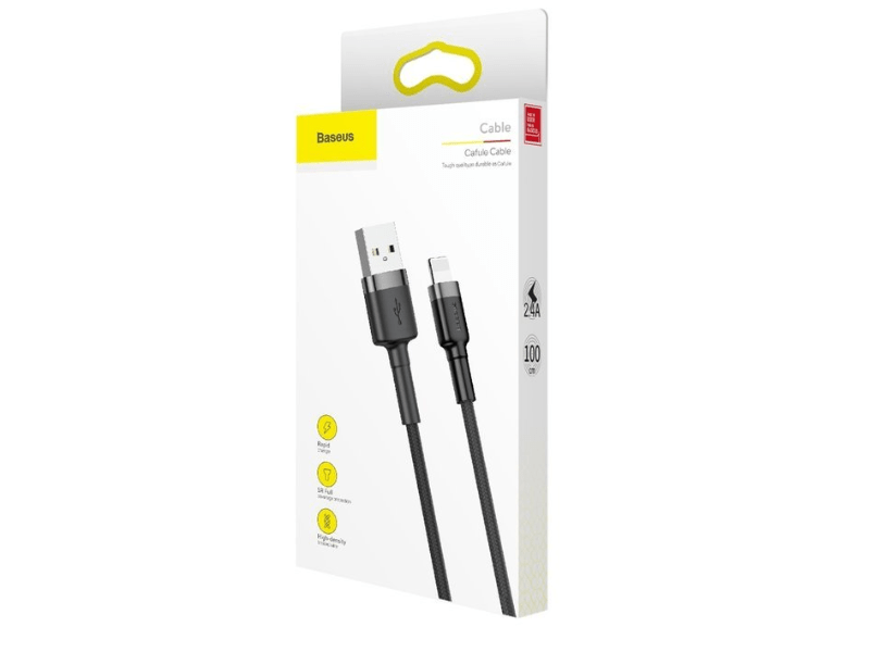 Baseus iPhone Lightning adat, töltőkábel 2,4A (CALKLF-BG1)