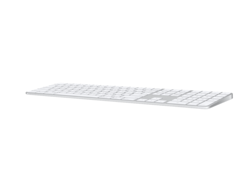 Apple (MK2C3MG/A) Magic Keyboard Touch ID-val és számbillentyűzettel Apple chipes Machez, fehér