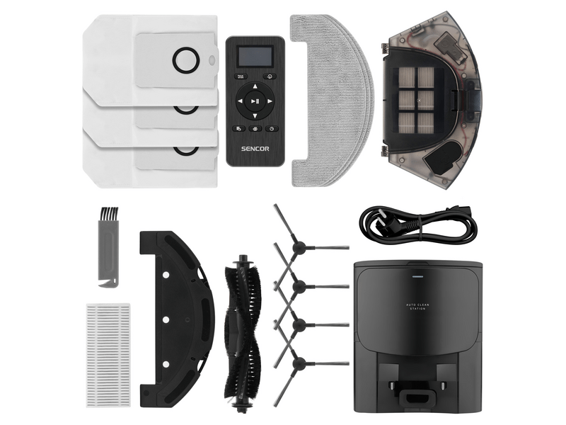 Sencor SRV 6485BK Smart robotski usisavač s punjačem, crne boje