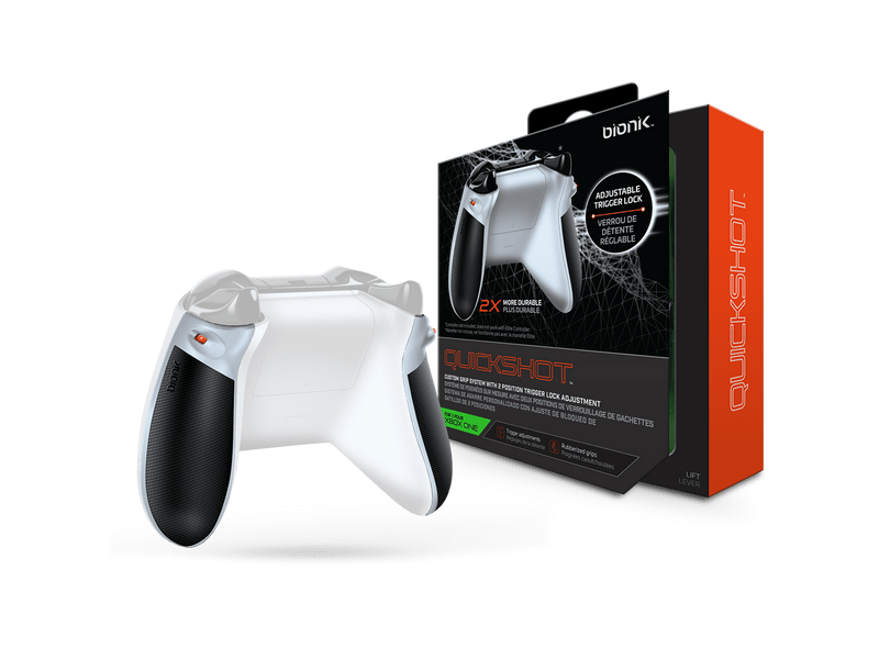 Bionik XBOX One Quickshot Pro Kontroller markolat csomag fehér-szürke (BNK-9022)