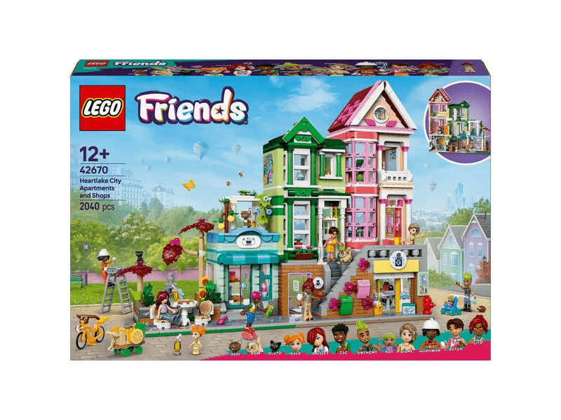 LEGO® Friends Apartmani i trgovine u Heartlake City (42670)