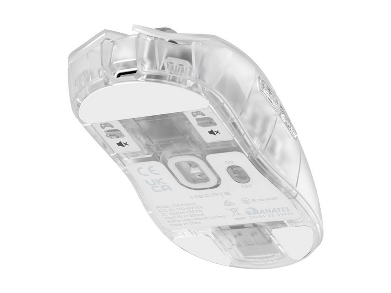 Edifier Hecate G3M Pro Vezeték nélküli gamer egér, átlátszó