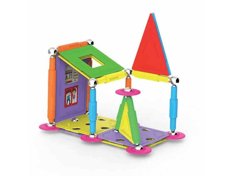 Supermag Projects House magnetska igračka za slaganje od 55 dijelova (SMG 0663)