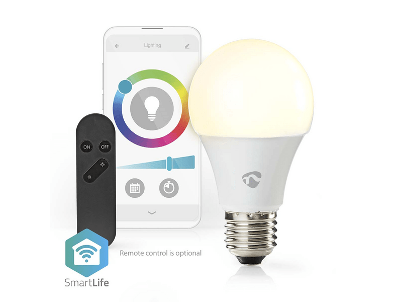 Nedis WIFILRC10E27 SmartLife Színes izzó