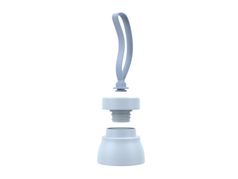 Tefal N2194010 BeYou Twist termosz, kék, 0.5l