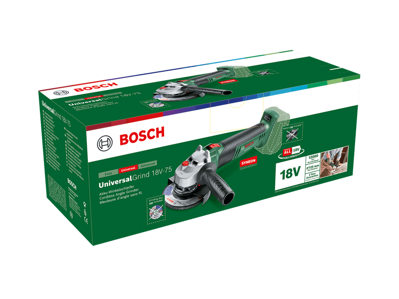 Bosch univerzalna kutna brusilica Grind 18V-75 (06033E5001), bez baterije i punjača