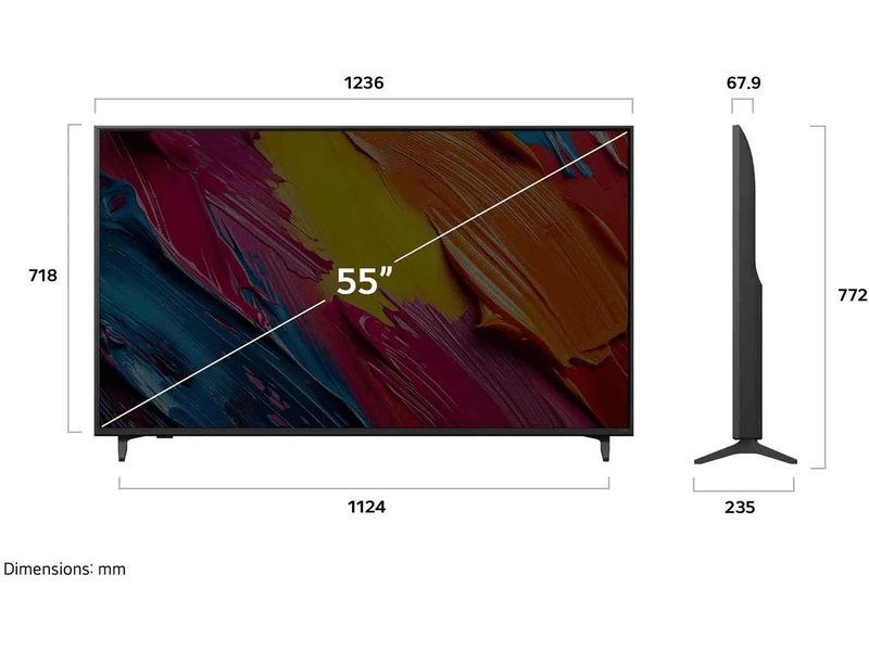 QNED Smart LED TV, 4K UHD, HDR, webOS