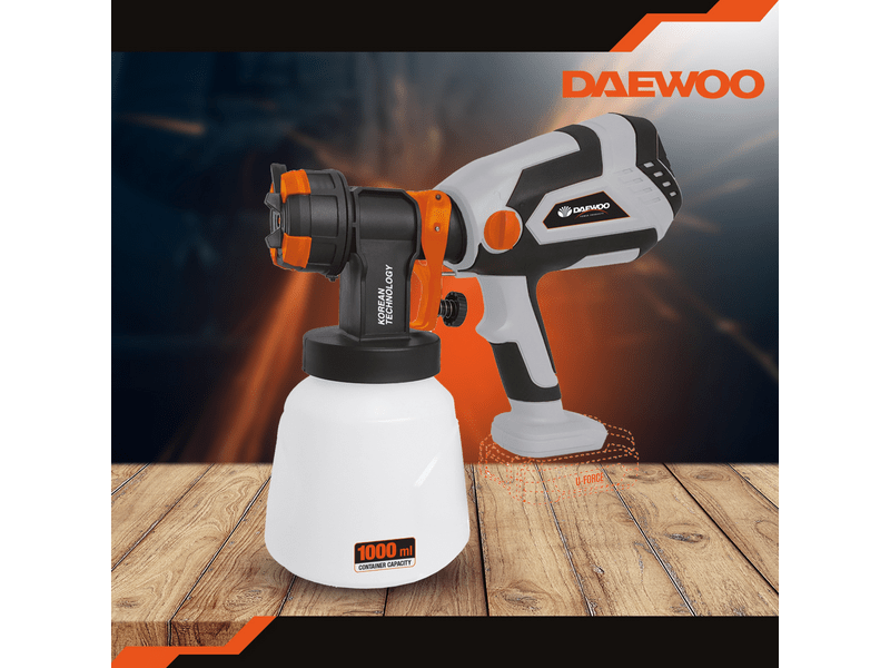 Daewoo DALPG18-1 Akkumulátoros festékszóró, akku és töltő nélkül