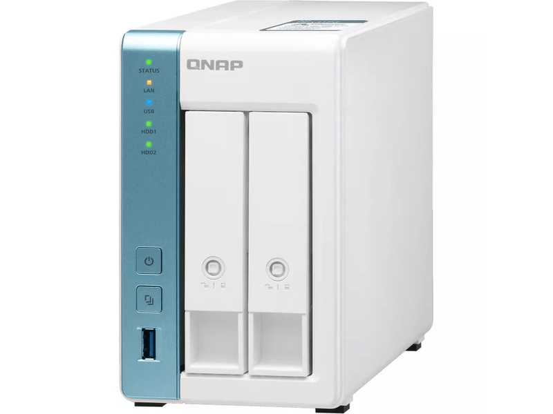 NAS,2fiók,2GB RAM,100/1000,2.5Gbe,USB