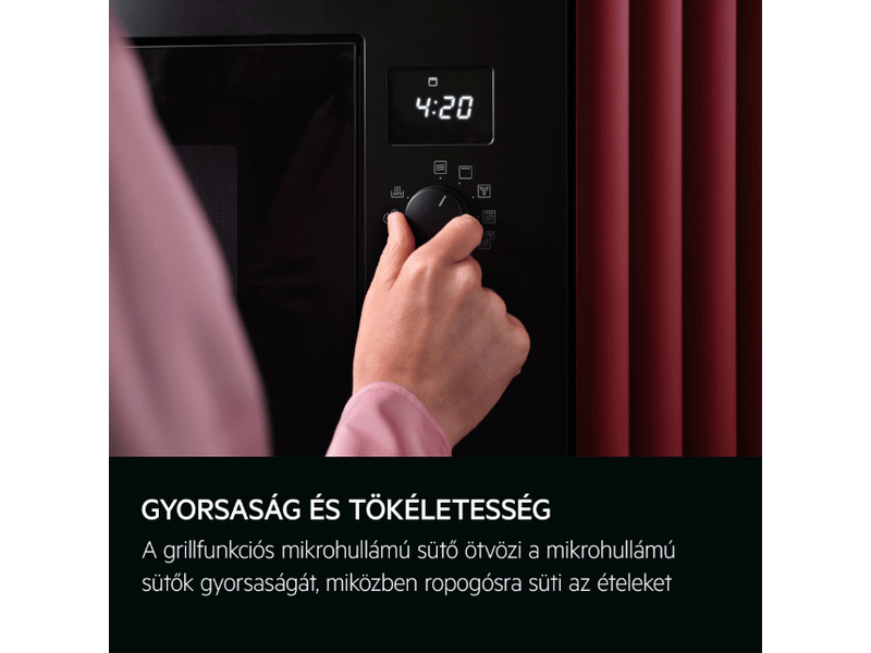 AEG TMS5G25IEM Beépíthető mikrohullámú sütő grill funkcióval