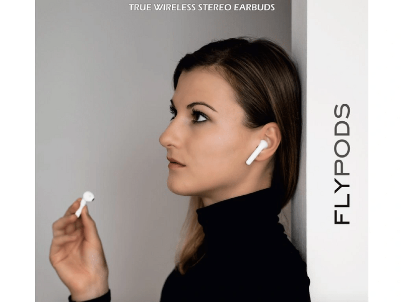 Swissten TWS FlyPods Fülhallgató, fehér (53100100)