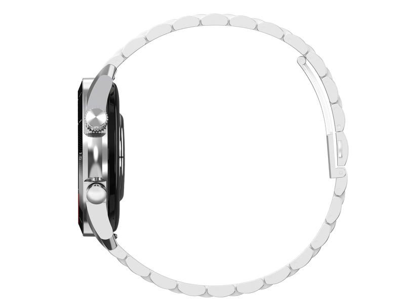 Garett V10 ezüst, acél okosóra