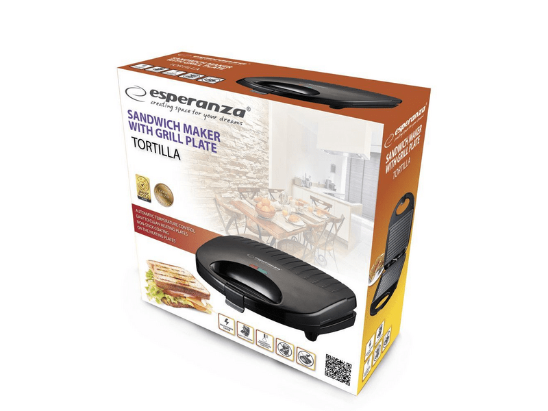 Esperanza EKT009 Tortilla Szendvicssütő