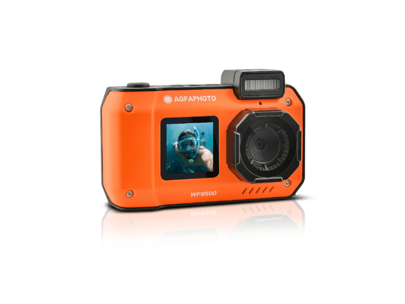 AgfaPhoto Realishot WP9500 vízálló digitális fényképezőgép, narancssárga