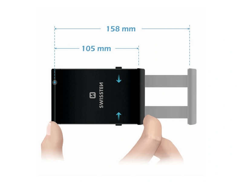 Swissten S-Grip T1-CD1 Telefon és tablet tartó (65010504)