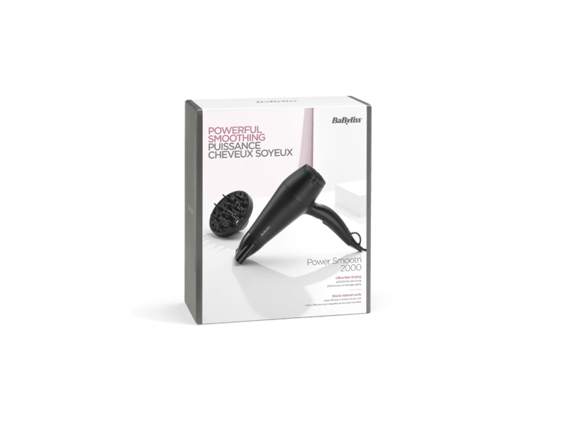 BaByliss D215DE Power Smooth Hajszárító, fekete