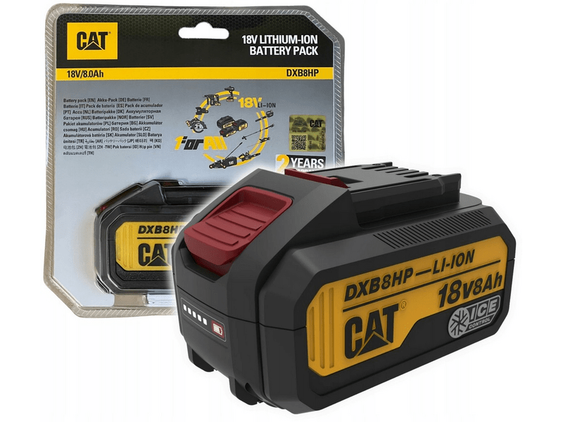 CAT DXB8HP Power+ Akkumulátor, 18V, 8.0Ah