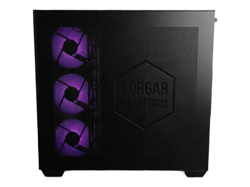 Lorgar PCA201 7500F/5060Ti Gamer PC, fekete (LRG-PCA201-BK)