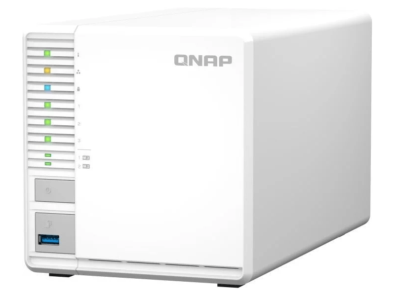QNAP TS-364-8G NAS, 3 fiókos, 4x2,9 GHz, 8GB RAM