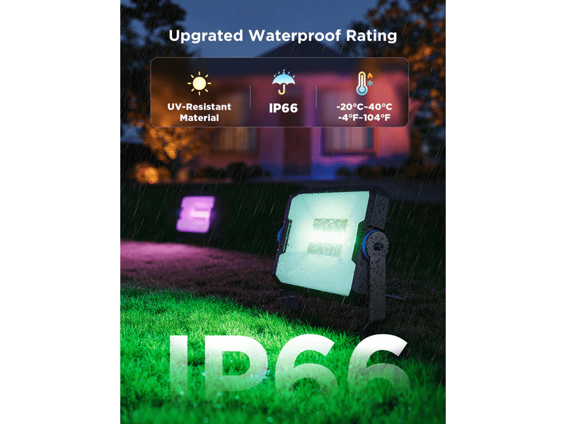 Govee Outdoor Flood Lights 2 Kültéri reflektor, 4 db (H8057C11)