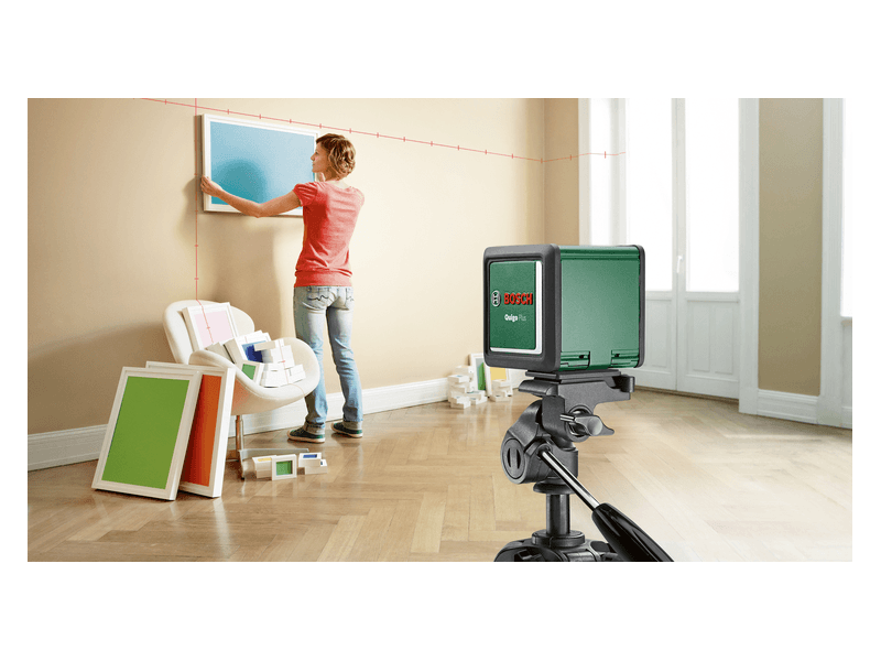 Bosch Quigo Plus Cross Line laserska libela + stalak (0603663602)