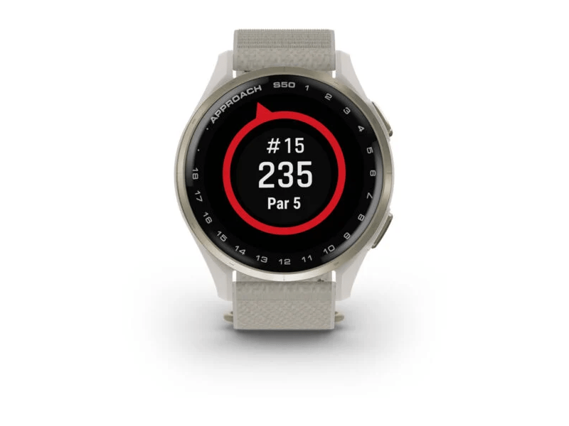 Garmin Approach S50 Okosóra, arany/krém (010-03010-01)