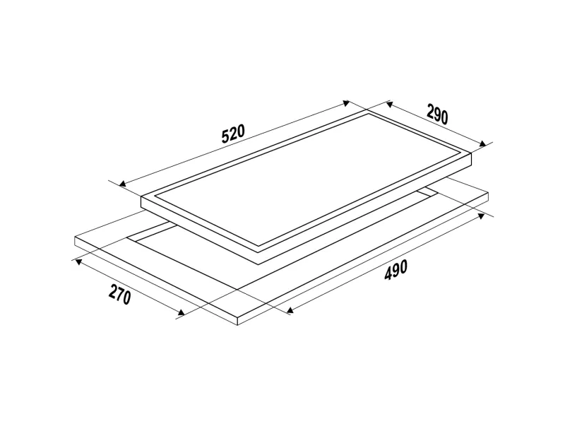 MPM MPM-30-IM-12 Indukciós főzőlap, fekete