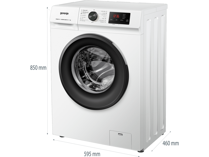 Gorenje WNHVB72SDS Elöltöltős keskeny mosógép