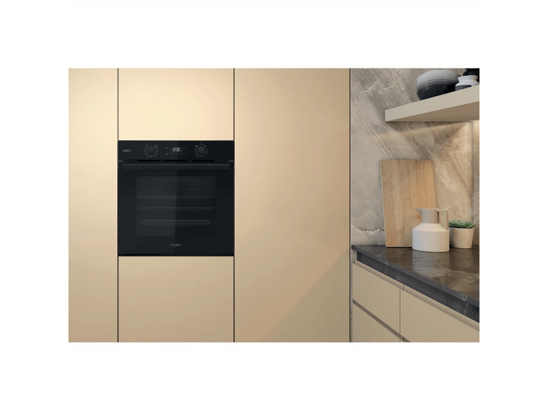 Whirlpool OMSR58RU1SB Beépíthető sütő + Whirlpool AKT 8130/LX Beépíthető kerámia főzőlap