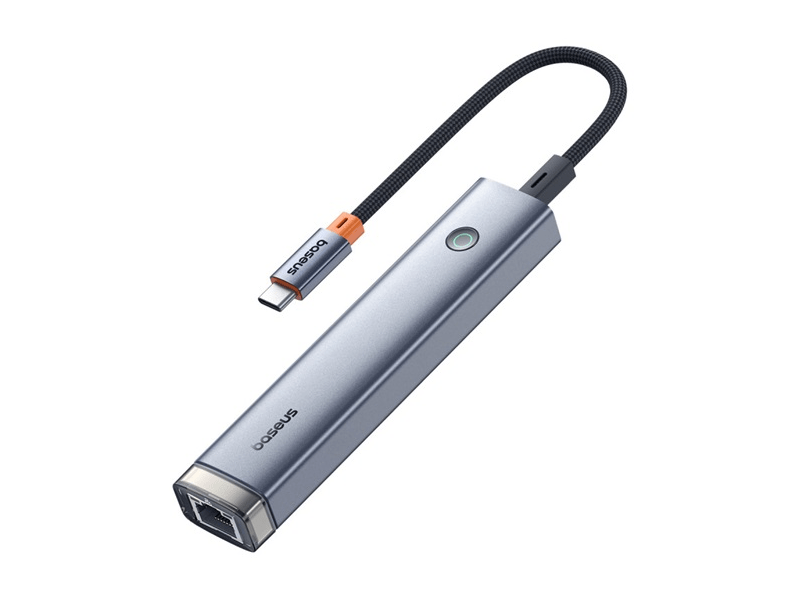 Baseus UltraJoy 5-Port HUB AIR dokkoló állomás, szürke (B0005280181103)