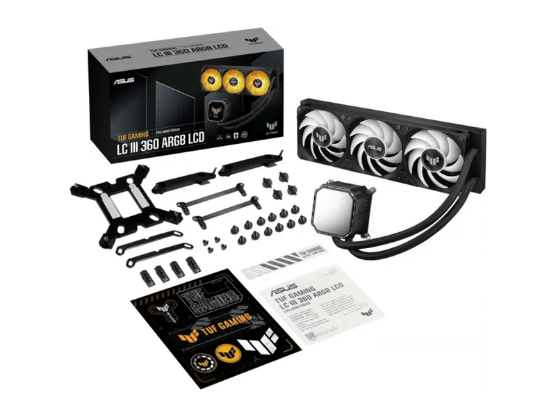 Asus TUF Gaming LC III 360 ARGB LCD AIO Vízhűtés (TUFGAMINGLCIII360ARGBLCD)