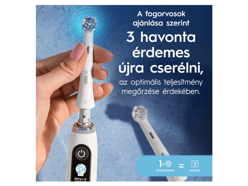 Oral-B iO Ultimate Clean fogkefefej, fehér, 4 db