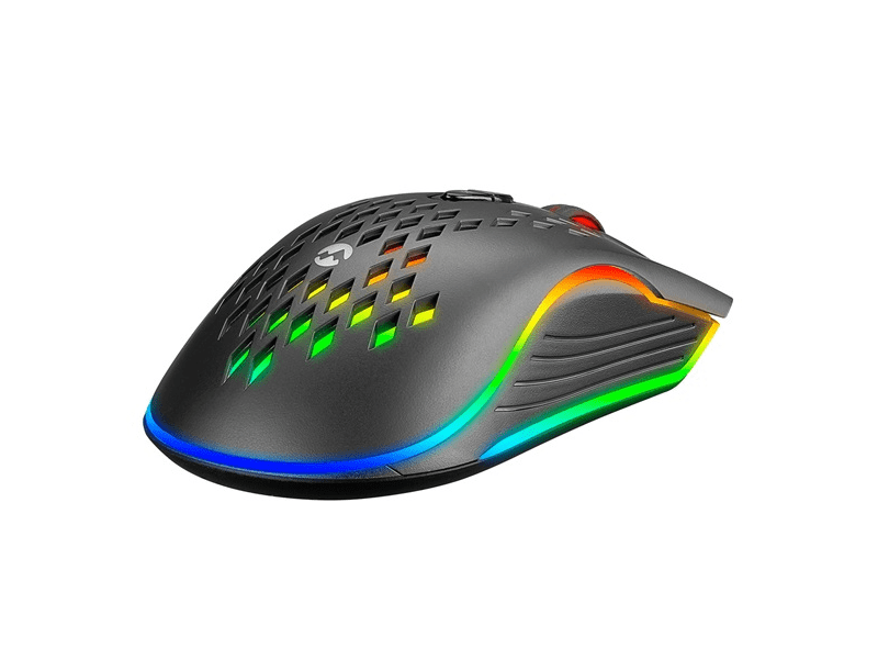 Everest SM-G07 METAFOR Gamer egér, 6400 DPI, 7gomb, optikai, fekete, RGB LED