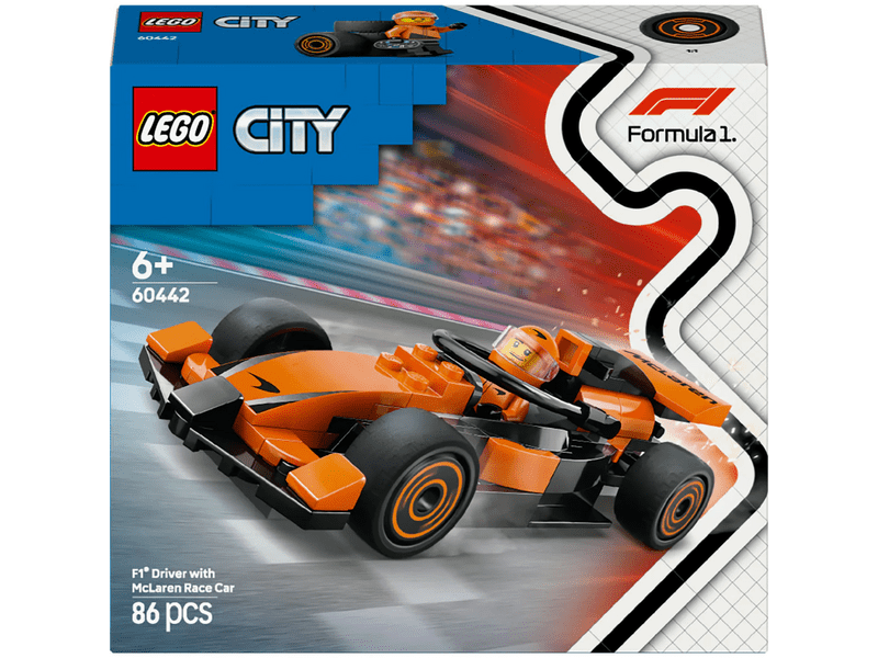 LEGO® City F1® Vozač s trkaćim automobilom McLaren (60442)