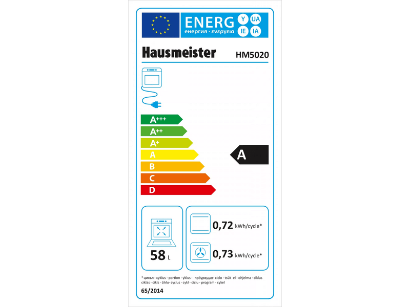 Hausmeister HM5020 ML Kombinált tűzhely