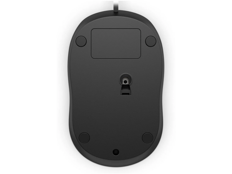 HP 1000 Vezetékes egér, Fekete (4QM14AA)