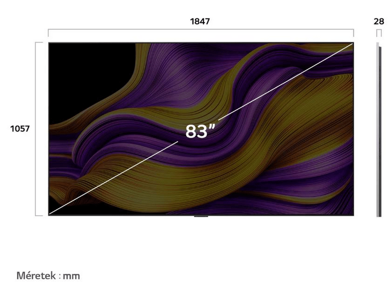LG OLED evo AI OLED83G51LW 83