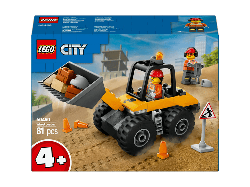 LEGO® City žuti utovarivač (60450)