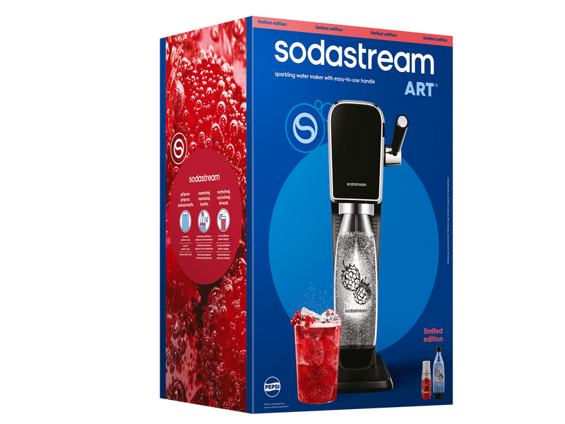 SodaStream ART Black Málna Zero Megapack