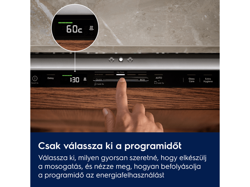 Electrolux E62LD210S Beépíthető mosogatógép