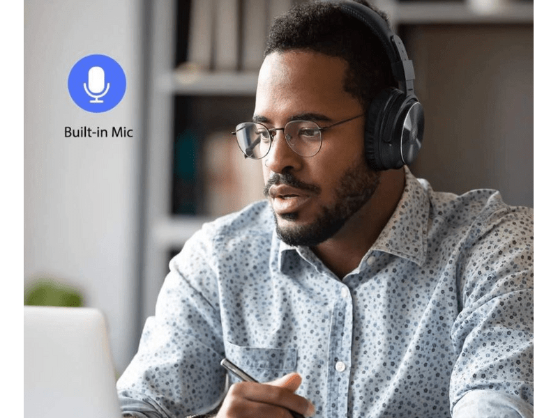 OneOdio A11 Bluetooth Fejhallgató, Fekete