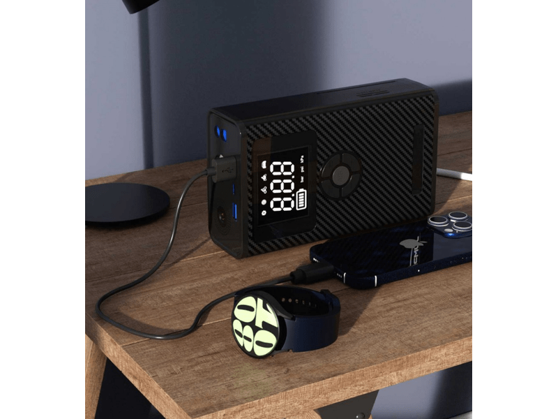 Cellect 5 in 1 hordozható indításrásegítő, powerbank és kompresszor (CF-A16)