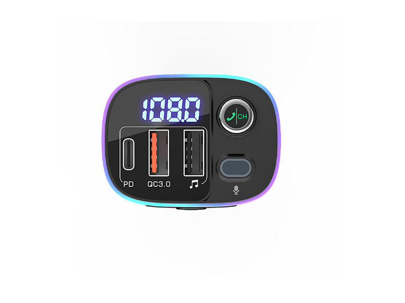 BLITZWOLF BW-BC2 FM transzmitter 18W PD+QC3.0 USB tölt.